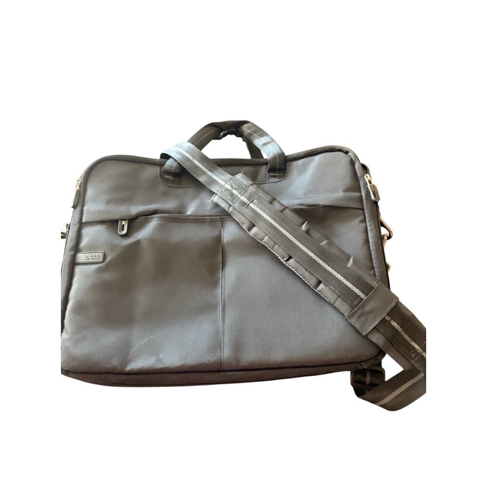 Dell Laptop Messenger Bag Black Padded Shoulder Case Briefcase Carrying Case